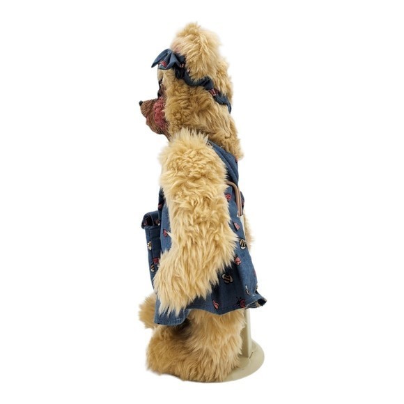 1999 Gund Bear 13" w/ Stand ~ Barton's Creek Collection ~ NADINE ~ Lady Bug Bees - Picture 2 of 8